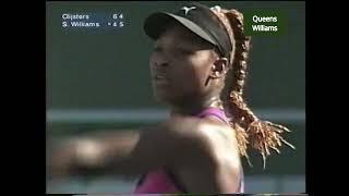 Serena Williams v Kim Clijsters  Indian Wells 2001 Final Highlights [upl. by Dustman660]