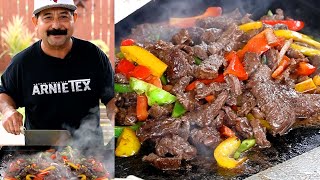 Restaurant Style Fajitas Authentic Mexican Recipe [upl. by Hanoj344]