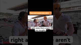 Lando Norris and Ted Kravitz Vibing 😂😎 trending formula1 landonorris f1 [upl. by Ahsuoj938]