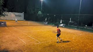 September24 Tennis Match on the Clay Highlights [upl. by Odilia379]