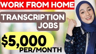 10 HIGH Paying Online Transcription Jobs From Home Worldwide NO EXPERIENCE [upl. by Alage169]