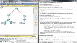 CCNA Security chapter 2 Configure Cisco Routers for Syslog NTP and SSH Operations [upl. by Reamy]