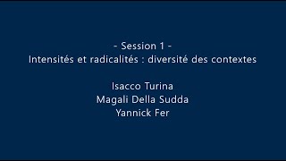 Colloque RIGORAL  Intensités et radicalités  diversité des contextes sessions 1 [upl. by Thorner]