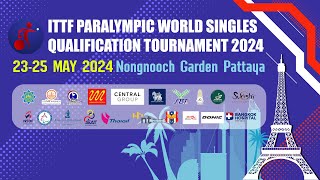 LIVE  T3  Day 2  ITTF Paralympic World Qualification Tournament 2024 [upl. by Oenire]