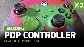 Unboxing  PDP Controller Rematch Glow Space Dust [upl. by Allyson88]