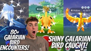 ✨I Caught A Shiny Galarian Bird in Pokemon Go But How Many Checks Did It Take✨ [upl. by Nallij]