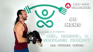 60 Minute Arm Cardio amp Shoulder Workout for All Fitness Levels  🔥 400500 Cal  JAZ it Up Ep 239 [upl. by Chee]