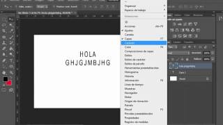 minuscula en Photoshop cs6 [upl. by Naeroled]