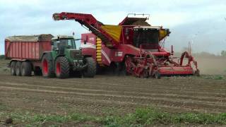 Kartoffelroden 2011 mit ein Grimme Tectron 410 [upl. by Ecnirp]