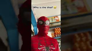 Who’s the thief spiderman dance vibes duet fun [upl. by Durstin]