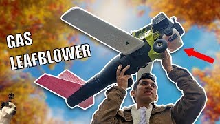 FLYING Leaf Blower RC Airplane Drone [upl. by Etteroma699]