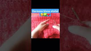 crochet diy fashion moda knitting chaleco tejido ideastejer moda2025 blusalindas crochetin [upl. by Bolt]