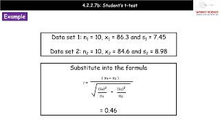 A Level Biology  4227b  Students t test [upl. by Eirrot]