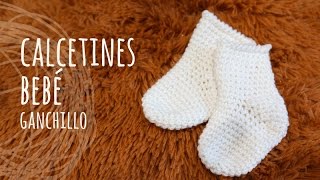 Tutorial Calcetines Fáciles Bebé Ganchillo  Crochet [upl. by Loreen]