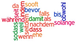 Урок 44 Немецкая грамматика B1B2 союзы bevor seitdem sobald bis während Немецкие слова [upl. by Sydel]