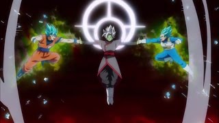 Goku y Vegeta vs Fusion Zamasu Sub español [upl. by Yecnuahc589]