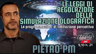 LE LEGGI DELLA SIMULAZIONE OLOGRAFICA  Live con PIETRO PM [upl. by Nelloc]