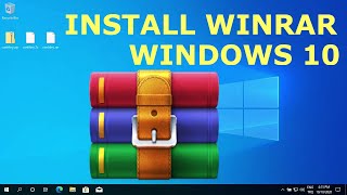 How To Download and Install WinRAR on Windows 10 [upl. by Zellner147]