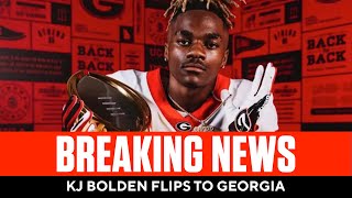 BREAKING Georgia Bulldogs CROWNED with No 1 Recruiting Class in 2024 Cycle with 5⭐️ KJ Bolden FLIP [upl. by Valentijn]