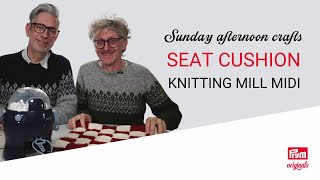 Prym midi knitting mill instructions amp checkered seat pad DIY  Sunday Afternoon Crafts [upl. by Iolande90]