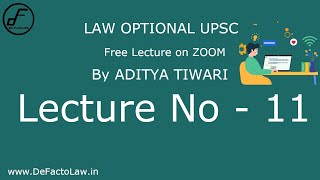 Law optional UPSC lecture 11Seperation of power Judicial review and constitutional Governance [upl. by Atekihs200]