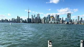 4K Full Boat Ride From Jack Layton Ferry Terminal To Ward’s Island [upl. by Arelc]