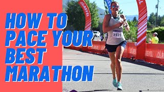 MARATHON PACING STRATEGY Run Your Fastest Marathon [upl. by Salkin]