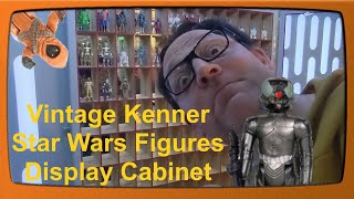 Vintage Kenner Star Wars Figures Display Cabinet [upl. by Fauman]