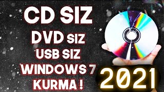 2020 YENİ  CD DVD SİZ  FORMAT ATMA WİNDOWS 788110 [upl. by Kcirrad4]