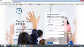 EDMODO  Registrarse por primera vez en Edmodo Como estudiante [upl. by Naeloj454]