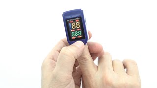 Fingertip Pulse Oximeter Lk87 Unboxing 4K [upl. by Harbot]