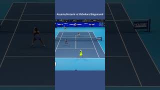 2024 Tokyo Open Doubles Final AoyamaHozumi vs ShibaharaSiegemund 64 76 wta tennis highlights [upl. by Ennayrb]