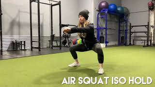 Air Squat Isometric Hold [upl. by Haisi]