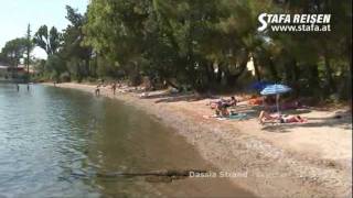 STAFA REISEN Video Dassia Strand Korfu [upl. by Tterab]