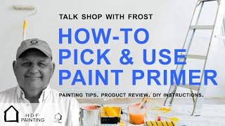 How To Pick a Primer Paint  Interior and Exterior Primer Paint [upl. by Zina]