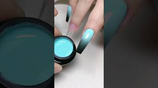 How to Create Ombre Nails with Gel Polish 💅 nails naillover shorts [upl. by Coben]