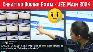 🚨Cheating in JEE MAIN WHAT NEXT Shift Cancelled 🚫📝 Request for Strict Action jee nta jee2024 [upl. by Ecirtnahs436]