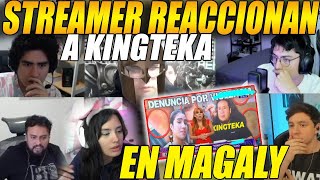 😲STREAMERS de la COMUNIDAD DOTERA😲REACCIONAN a KINGTEKA en M4GALY TV😲 [upl. by Alet522]