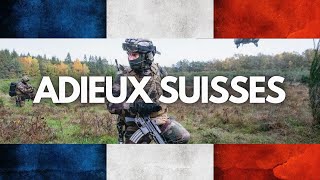 Adieux Suisses  Chant Militaire par lEcole de SaintCyr  ⚔️🇫🇷 paroles [upl. by Aokek176]