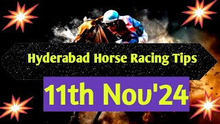 Hyderabad Horse Racing Tips 11112024 [upl. by Krenek]