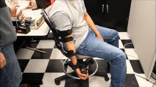 ExoArm Strength Test with Exoskeleton Arm Brace Trial 3 [upl. by Ellett392]