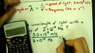 How to Convert Frequency to Wavelength [upl. by Aiden]