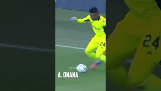 Andre Onana Dribbling Skills [upl. by Idroj369]