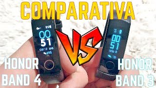 Comparativa HONOR BAND 3 vs HONOR BAND 4 [upl. by Nner]