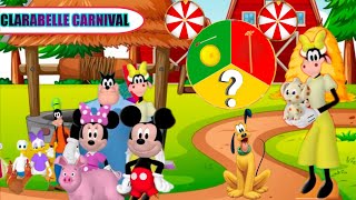 Mickey Mouse Clubhouse  Clarabelle’s Clubhouse Carnival oh toodles Compilation [upl. by Annauqahs]