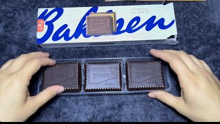 ASMR German Bahlsen Choco Leibniz Chocolate Biscuits [upl. by Airdnua71]