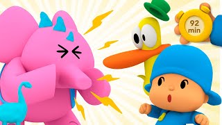 🦕 POCOYO AND NINA  Dinosaur Stories For Kids 92 min ANIMATED CARTOON for Children  FULL episodes [upl. by Steinway]