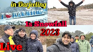 Snowfall in Darjeeling 2023 December দার্জিলিং এর বছরের প্রথম তুষারপাত II Tiger Hill [upl. by Tai]