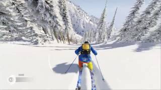 Steep Gameplay PS4 skiing [upl. by Otecina]