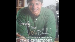 My Cook Book Signed by Celebrity Chef Jean Cristophe Novelli [upl. by Oletha973]